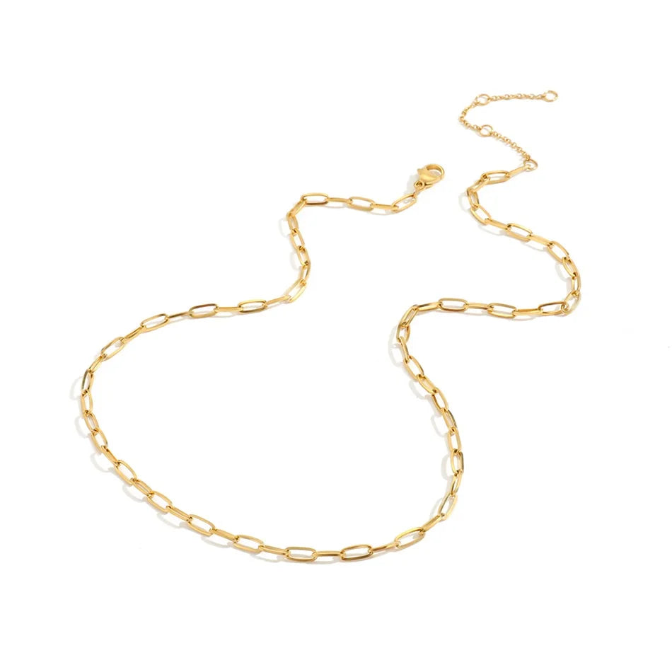 Women's Gold Cross Chain Necklace