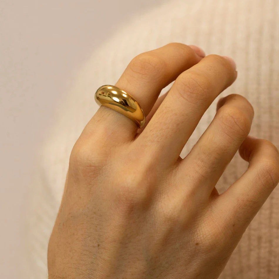 Arc Rings Geometric Jewelry Ring