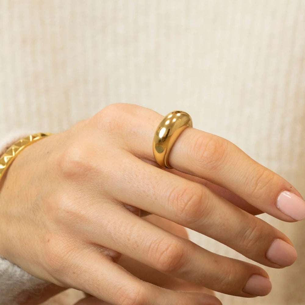 Arc Rings Geometric Jewelry Ring