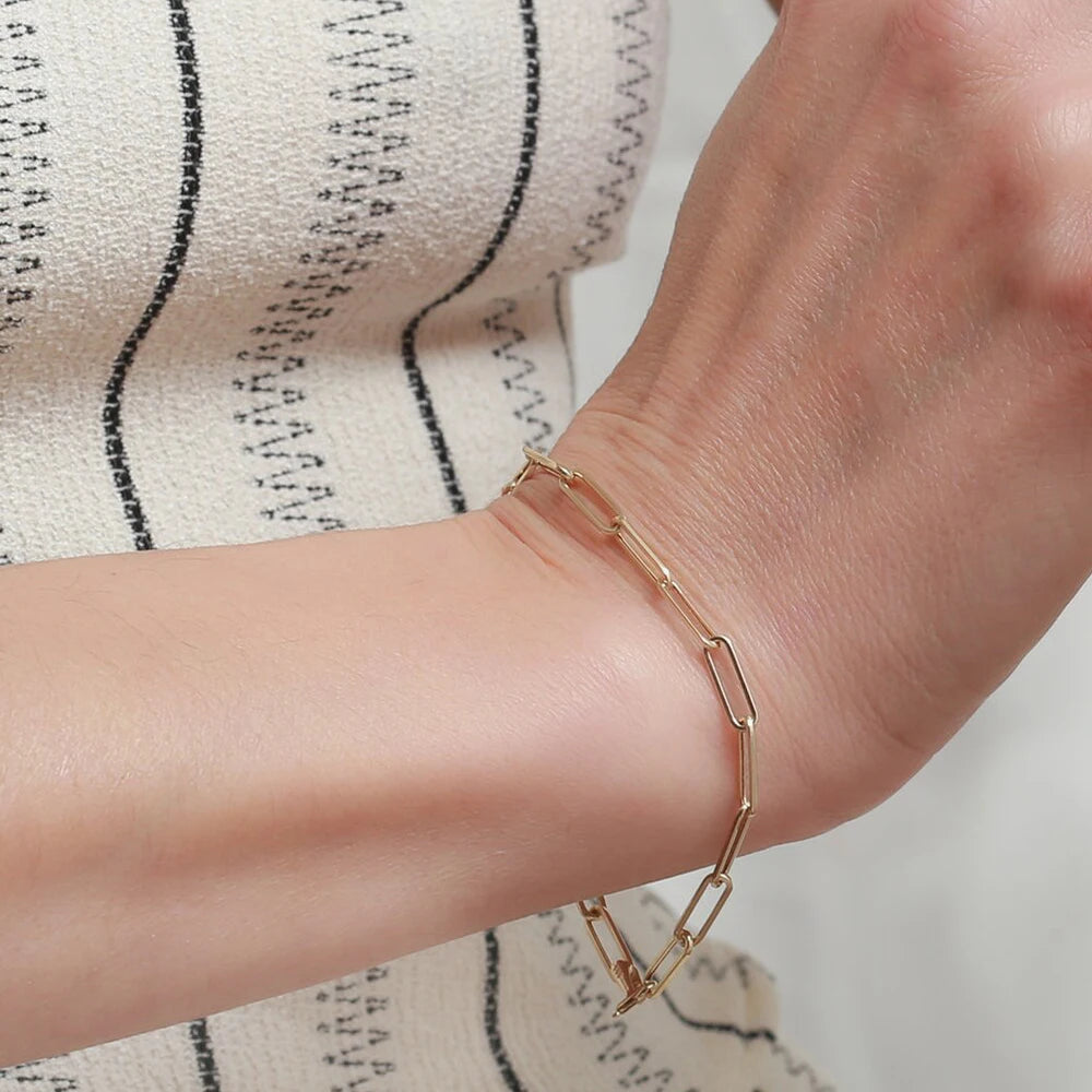 Adjustable Cross Thin Chain Bracelet