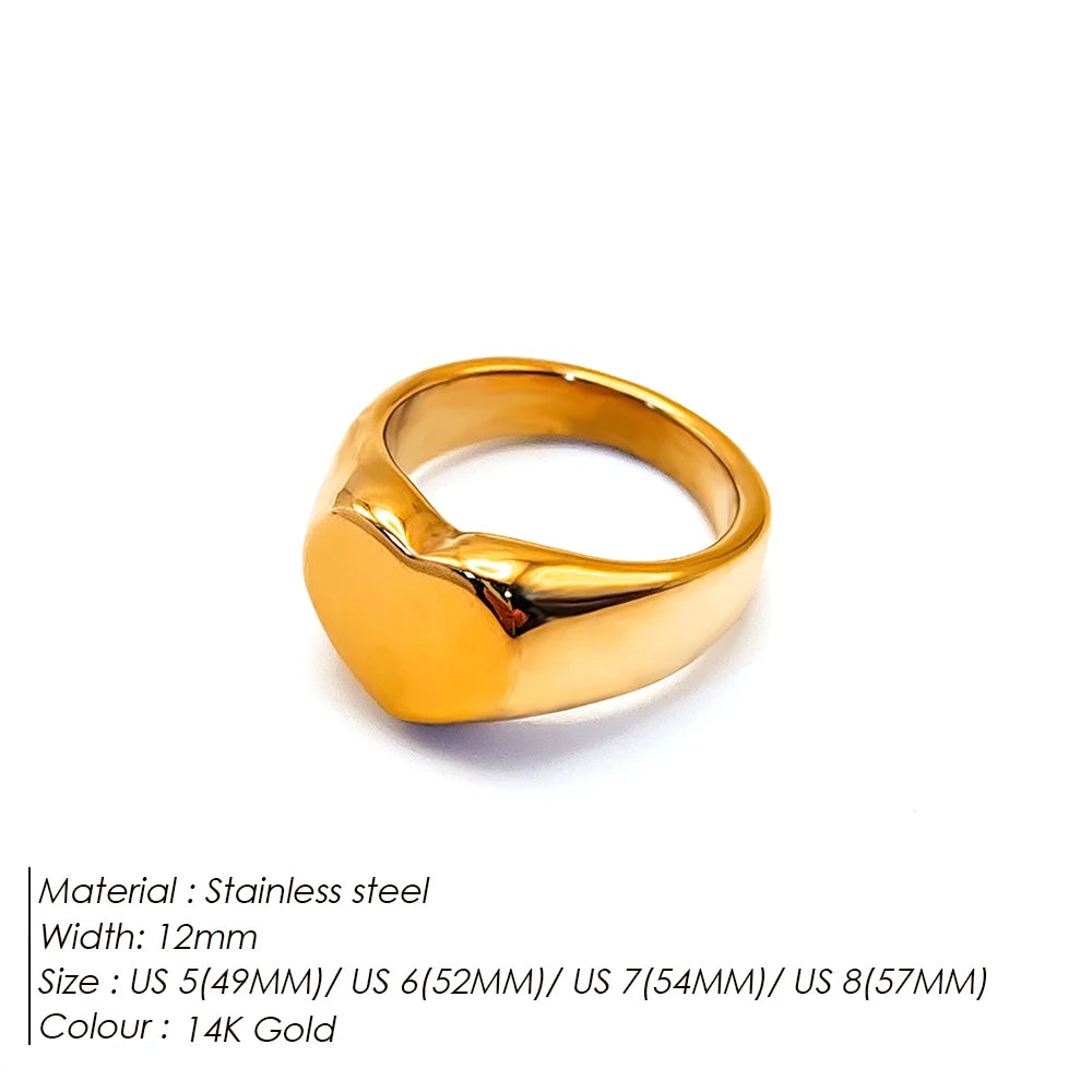 Geometric Heart Ring Personalized Jewelry