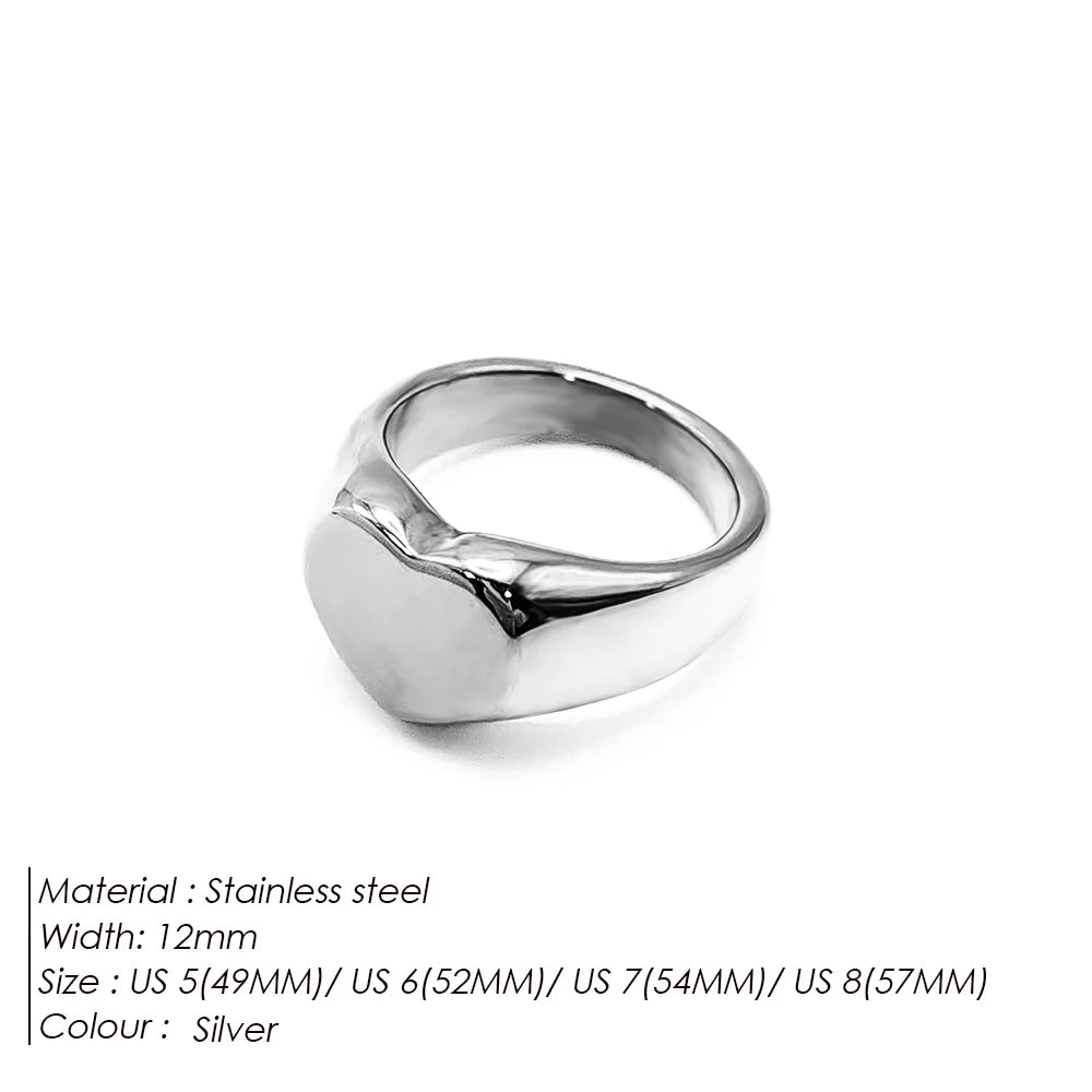 Geometric Heart Ring Personalized Jewelry