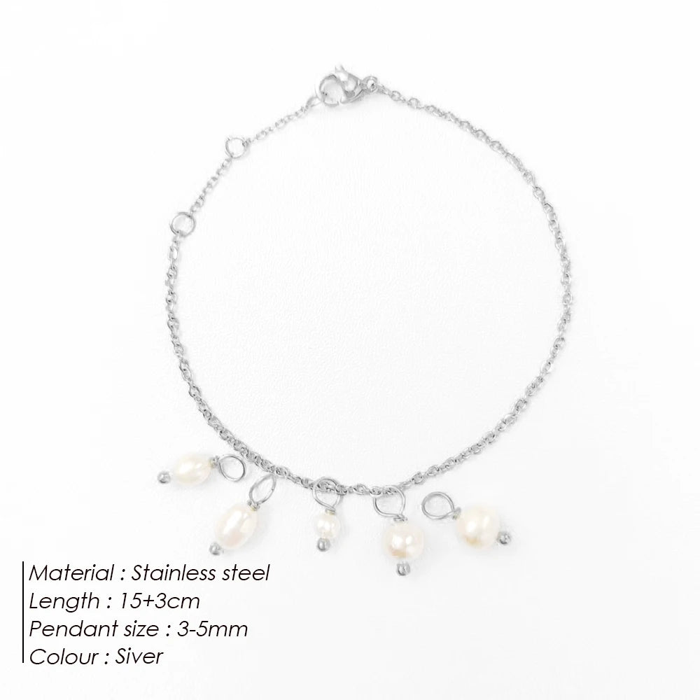 Freshwater Pearl Pendant Bracelet