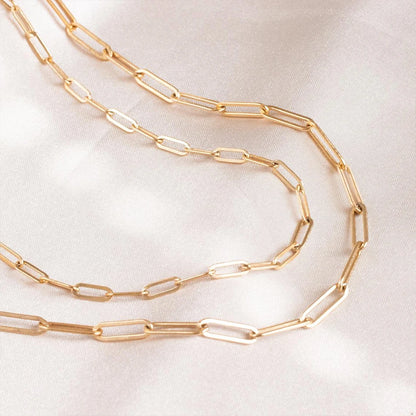 Women's Gold Cross Chain Necklace