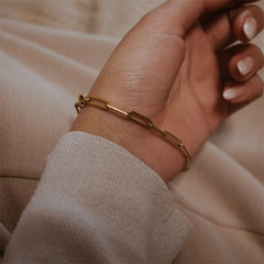 Curb Cuban Link Chain Bracelet Women