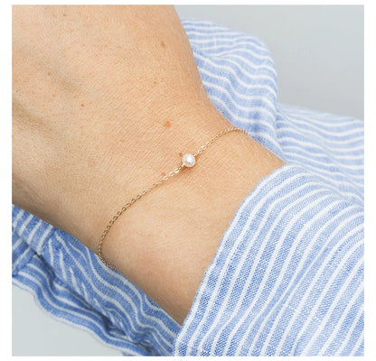 Minimalist Artificial Sea Pearl Bracelets
