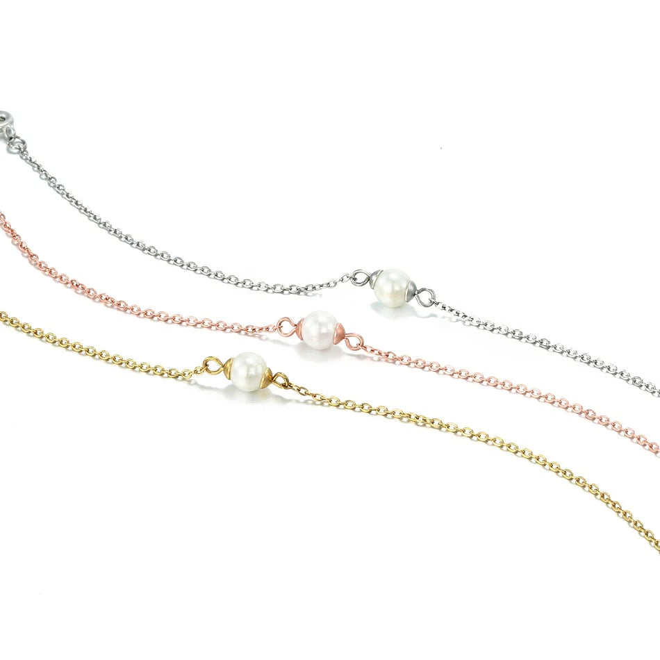 Minimalist Artificial Sea Pearl Bracelets