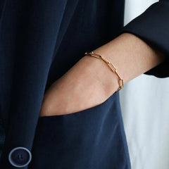 Curb Cuban Link Chain Bracelet Women