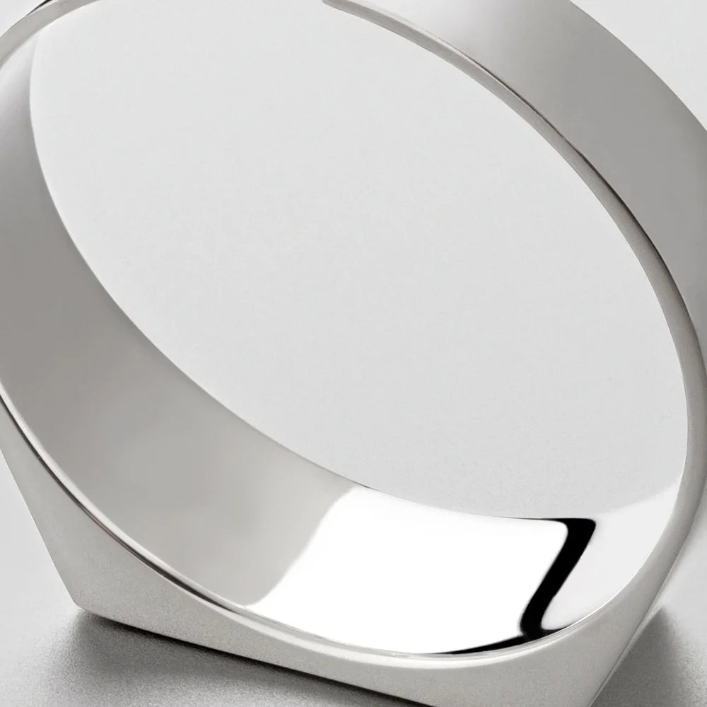 Classic Simple Men's Ring Gold Plated