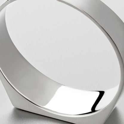 Classic Simple Men's Ring Gold Plated