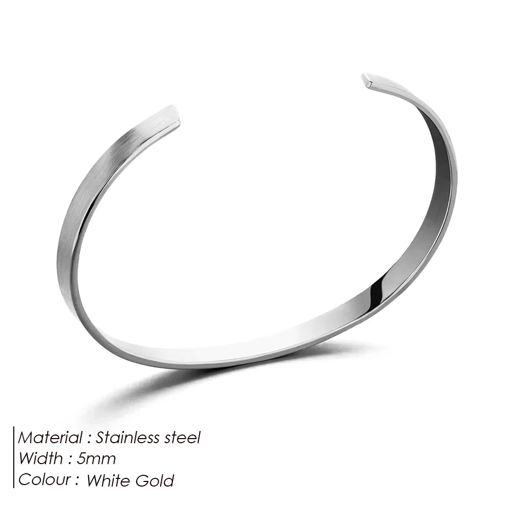 Unisex Platinum Bracelet for Men, Lightweight and High Quality.