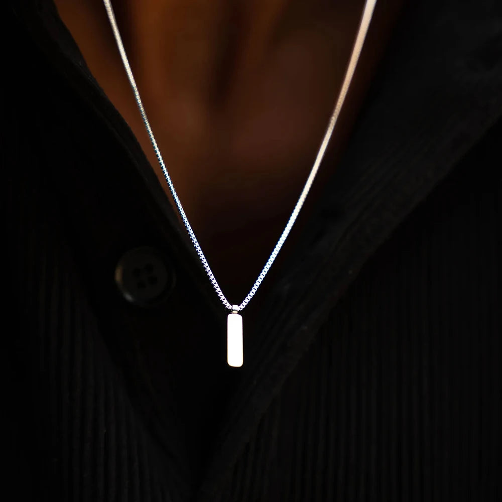 Men's Hip-Hop Necklace Titanium Pendant