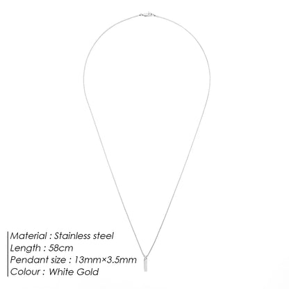 Men's Hip-Hop Necklace Titanium Pendant