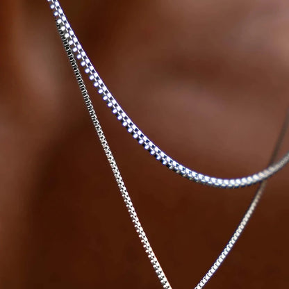 Men's Collarbone Chain Titanium Steel