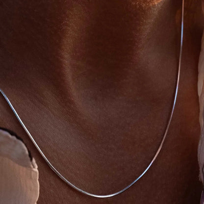 High quality gold plated snake bone chain