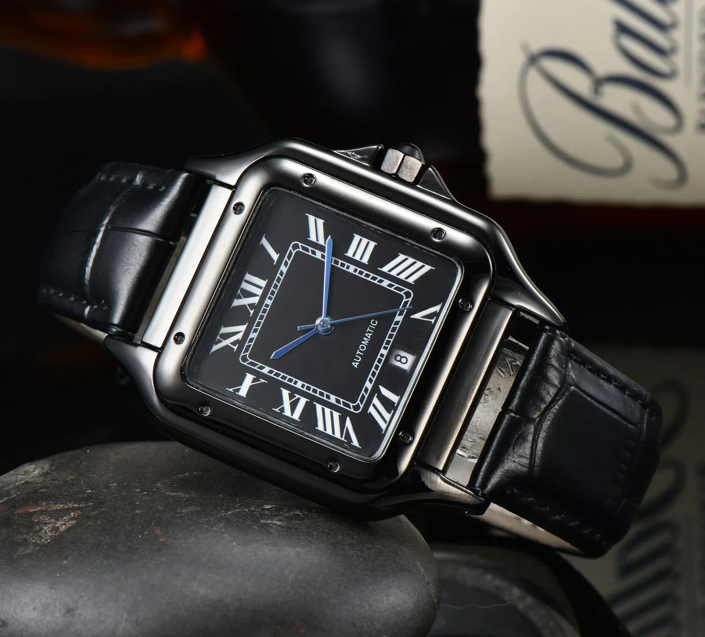 High Quality Square Luxury Men's Watch
