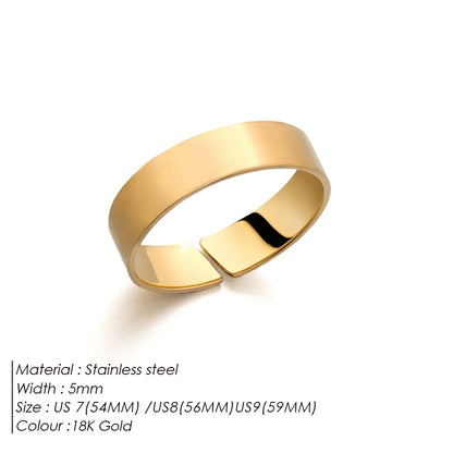 Unisize Minimal Platinum Ring