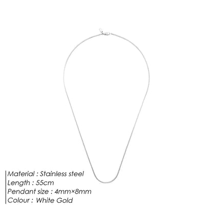 Men's Collarbone Chain Titanium Steel