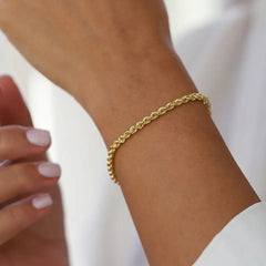 Twisted Rope Chain for Women Gold Color