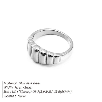 Custom Twist Jewelry Bread Pattern Ring