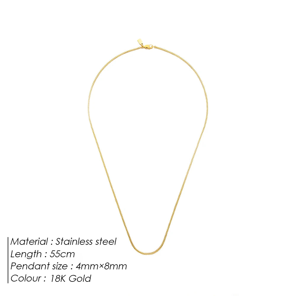 Men's Collarbone Chain Titanium Steel