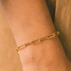 Curb Cuban Link Chain Bracelet Women