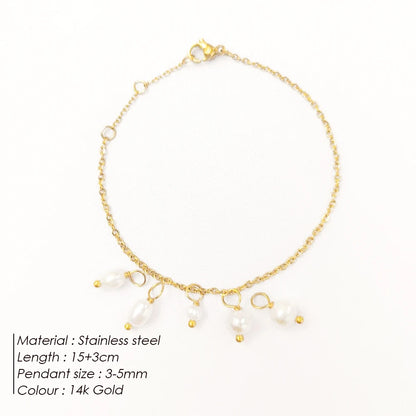Freshwater Pearl Pendant Bracelet