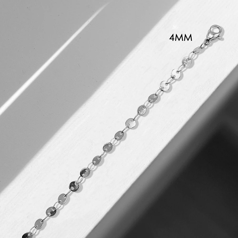 Korean aesthetic silver color choker
