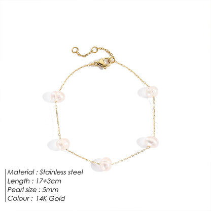 Delicate Vintage Single Pearl Bracelet