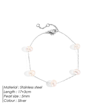 Delicate Vintage Single Pearl Bracelet