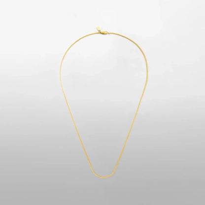 Handmade square clavicular chain Titanium