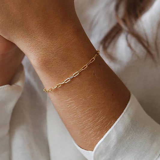 Paper Clip Bracelet for Women
