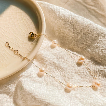 Delicate Vintage Single Pearl Bracelet