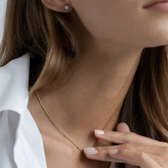Fine Gold Necklace in Beads