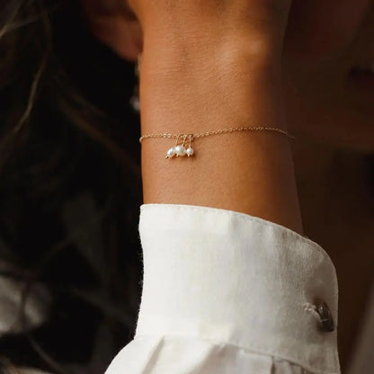 Freshwater Pearl Pendant Bracelet