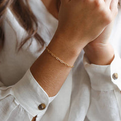 Paper Clip Bracelet for Women