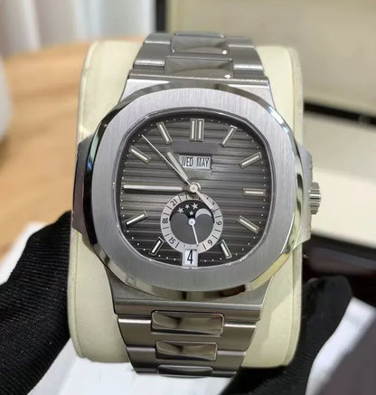 Men's Watch Automatic Movement Dual Calendar Mechanical