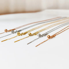 Delicate Layered Pendant Long Necklace