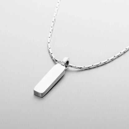 Bone chain with wire pendant