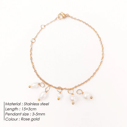 Freshwater Pearl Pendant Bracelet
