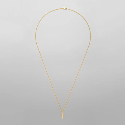 Men's Minimalist Pendant Necklace Titanium