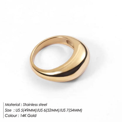 Arc Rings Geometric Jewelry Ring