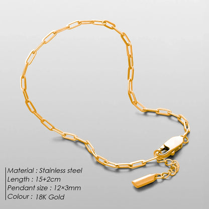 Adjustable Men's Paper Clip bracelet