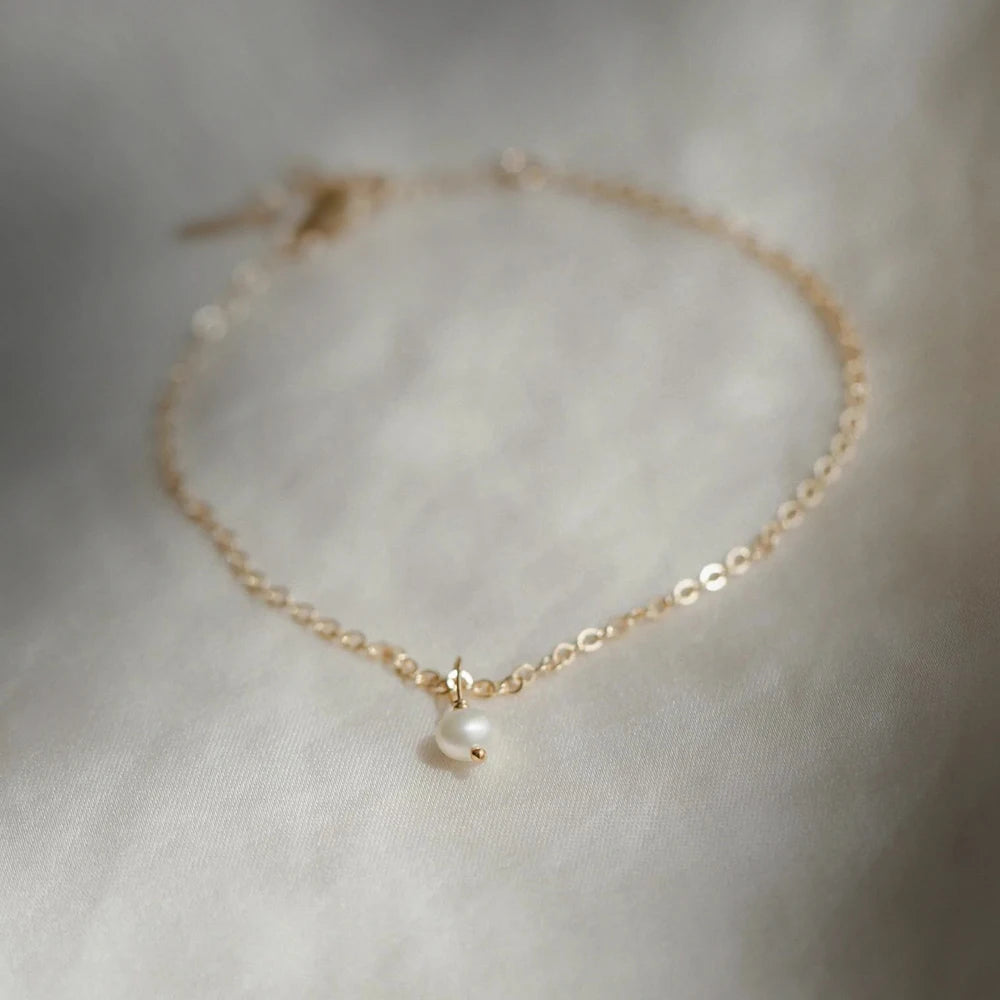 Freshwater Pearl Pendant Bracelet