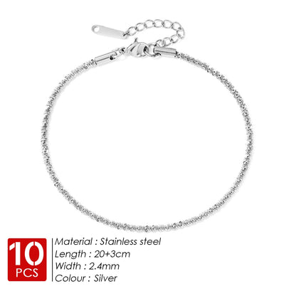 Golden Cauliflower Anklet Bracelet