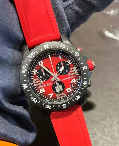 Professional endurance sports watch with quartz movement