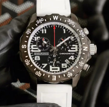Professional endurance sports watch with quartz movement