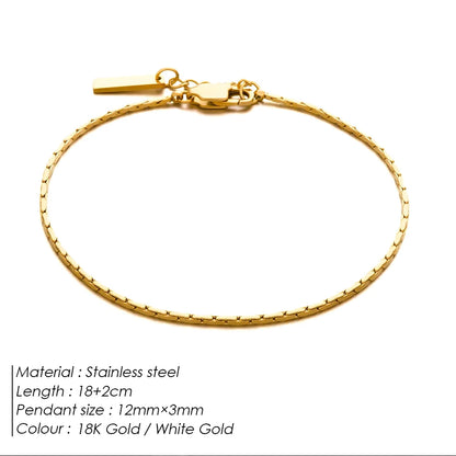 Men's Custom White Gold Chain Bracelet