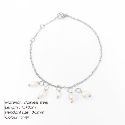 Freshwater Pearl Pendant Bracelet