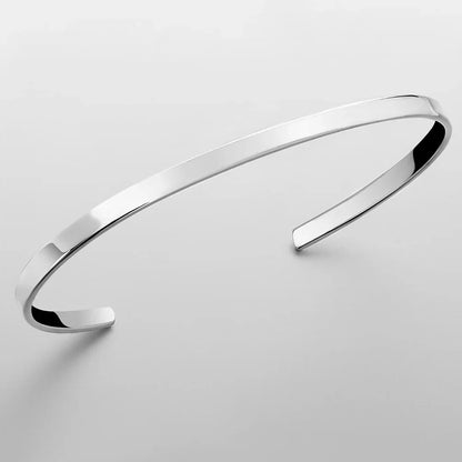 Unisex Platinum Bracelet for Men, Lightweight and High Quality.